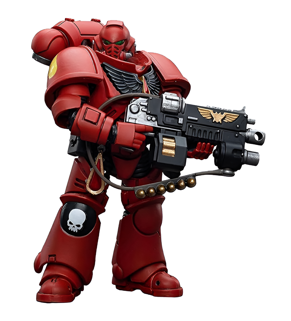 JOYTOY 1/18 Warhammer 40,000 Action Figure - Blood Angels, Intercessor Collection - Model (JT6649)