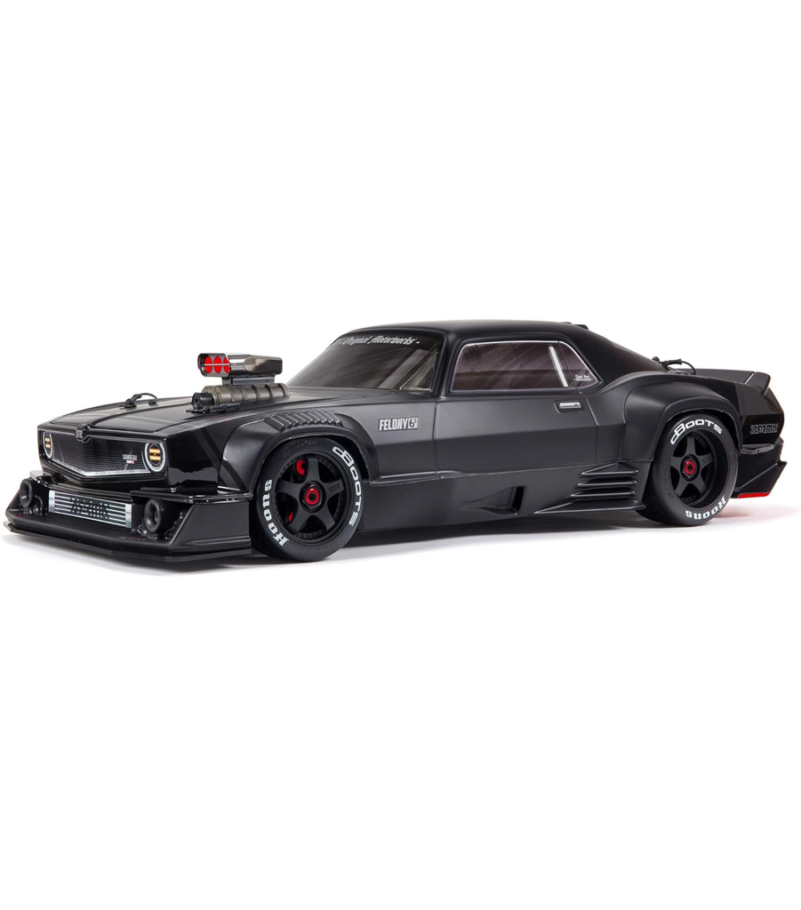 ARRMA 1/7 Felony 6S BLX - Street Bash, All-Road, 85-MPH, Muscle Car!